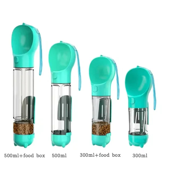 3-in-1 Portable Water Bottle and Food Dispenser