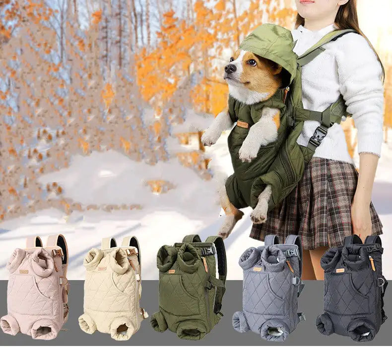 Winter Dogie Backpack by PAWCLO